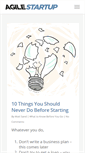 Mobile Screenshot of agilestartup.com